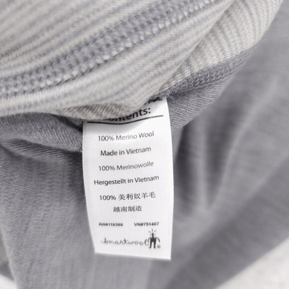 SMARTWOOL 100% Merino Wool Gay Stripe 1/4 Zip Pullover Women's SMALL - Picture 8 of 10